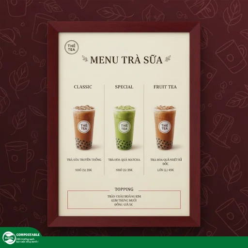 10+ Mẫu thiết kế menu quán trà sữa đẹp, hiện đại, dễ gây ấn tượng