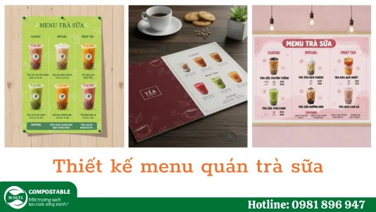 10+ Mẫu thiết kế menu quán trà sữa đẹp, hiện đại, dễ gây ấn tượng