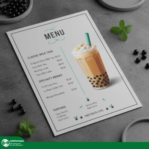 10+ Mẫu thiết kế menu quán trà sữa đẹp, hiện đại, dễ gây ấn tượng