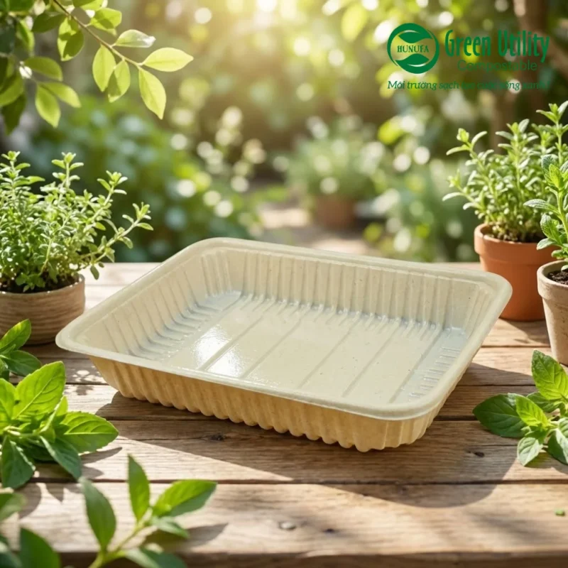 Khay bã mía phân hủy sinh học: Phân biệt 2 dòng phổ biến