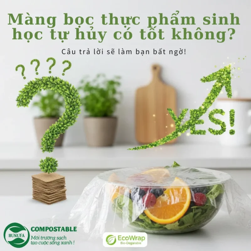 Màng bọc thực phẩm sinh học tự hủy có tốt không? Dùng loại nào tốt