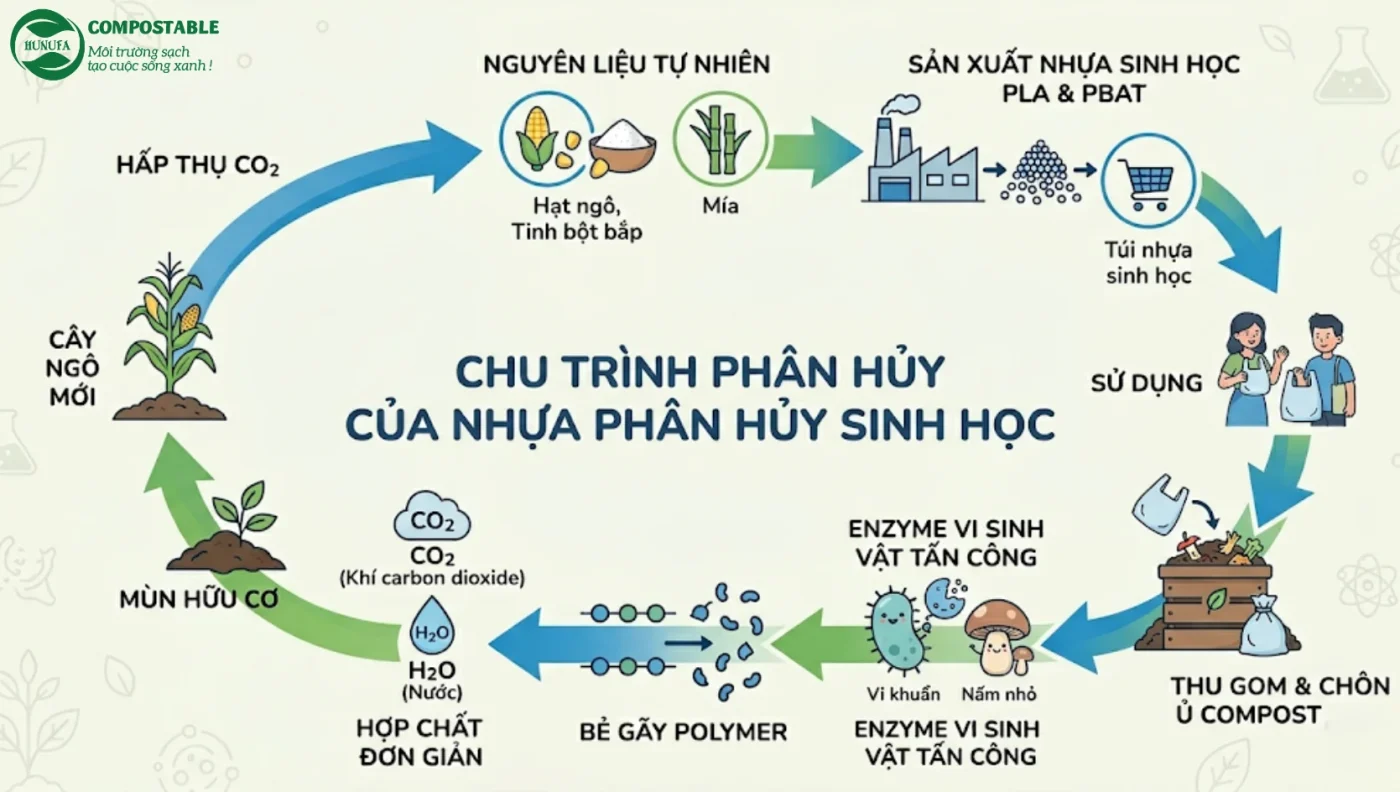 Phân biệt nhựa phân hủy sinh học và nhựa tự hủy sinh học: Hiểu đúng để tránh nhầm lẫn
